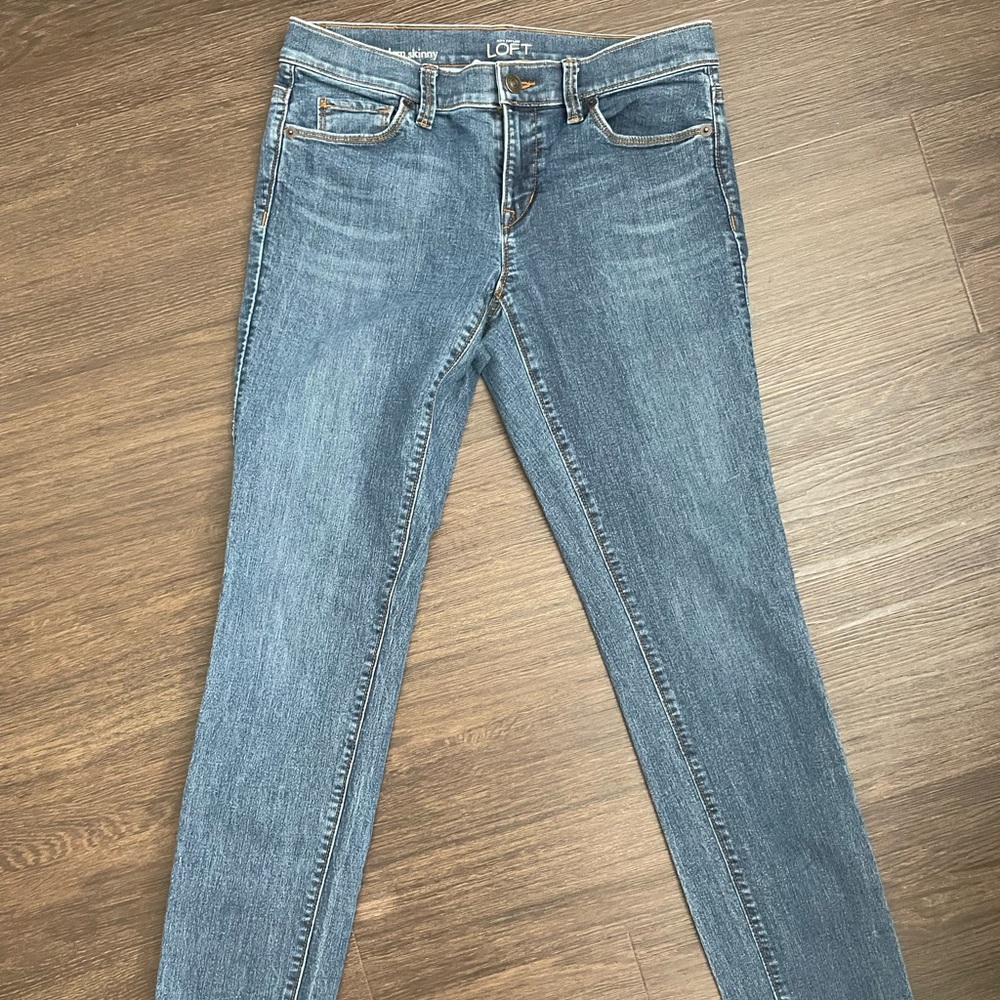Loft modern skinny jeans Size 4/27